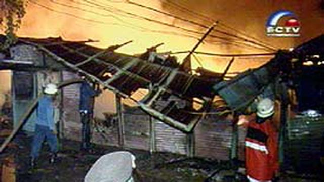 Ratusan Kios Pasar Taman Puring Terbakar News Liputan6com