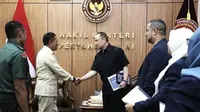 Wamenhan Terima Founder ESQ, Bahas Kolaborasi Aplikasi AI Talent Management