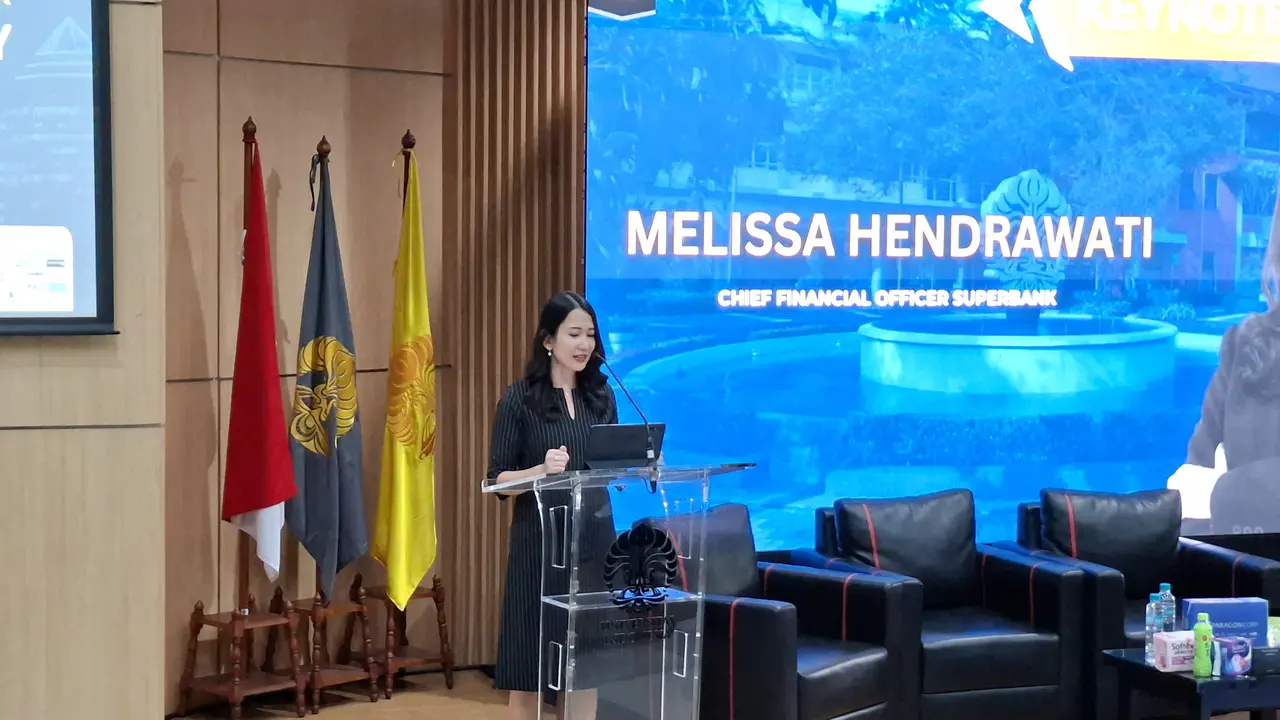 Direktur Keuangan PT Super Bank Indonesia Tbk (SUPA) Melisa Hendrawati