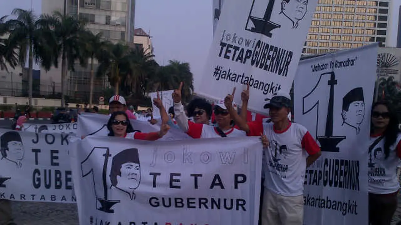 Spanduk Joko Widodo Gubernur 