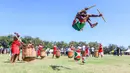 Festival Rusinga adalah perayaan dua hari tahunan budaya masyarakat Abasuba di Kenya. Festival ini diselenggarakan pada hari Kamis dan Jumat terakhir sebelum Natal di Pulau Rusinga. (AP Photo)