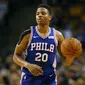 Guard Philadelphia 76ers, Markelle Fultz, terkena cedera pada awal NBA 2017-2018. (AP Photo/Winslow Townson)