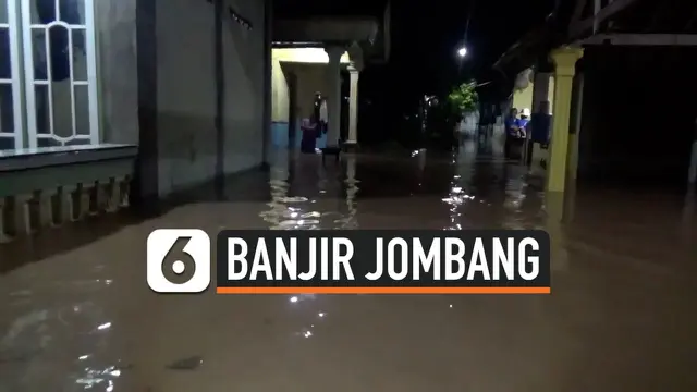 VIDEO: Banjir Satu Meter Rendam Dua Kecamatan di Jombang, Warga Mengungsi