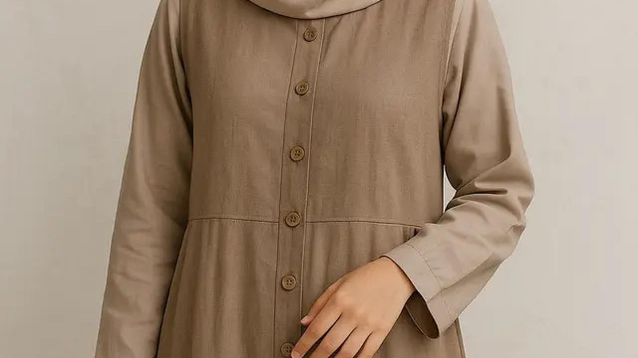 5 Model Gamis Rompi Terbaru 2025, Berikan Kesan Modern sekaligus Sopan