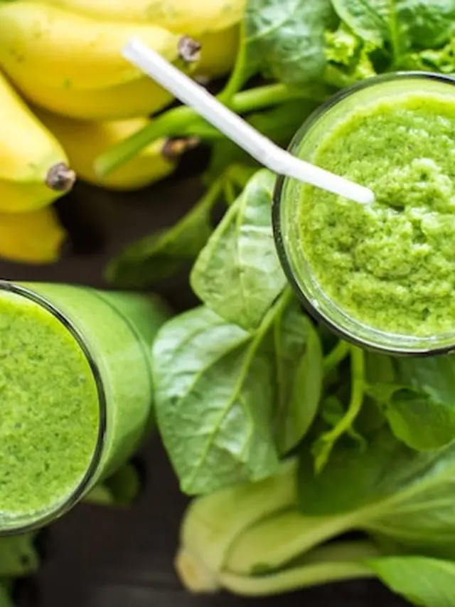 Smoothie Pisang dan Bayam