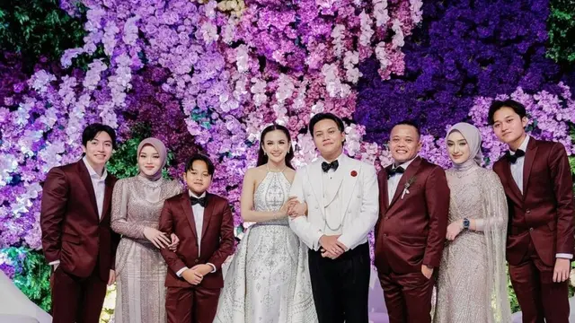 Santyka Kekasih Sule di Rangkaian Pernikahan Mahalini dan Rizky Febian