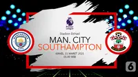 Manchester City vs Southampton (liputan6.com/Abdillah)