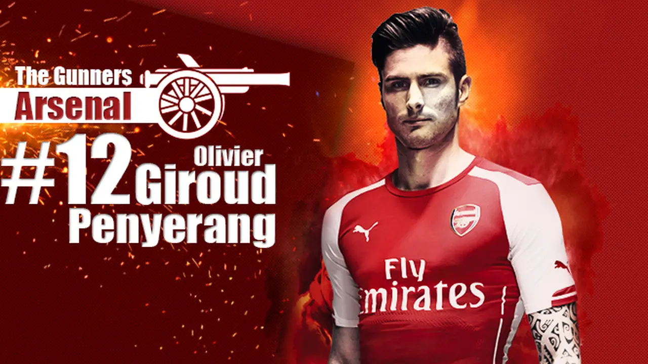 Ilustrasi  Olivier Giroud