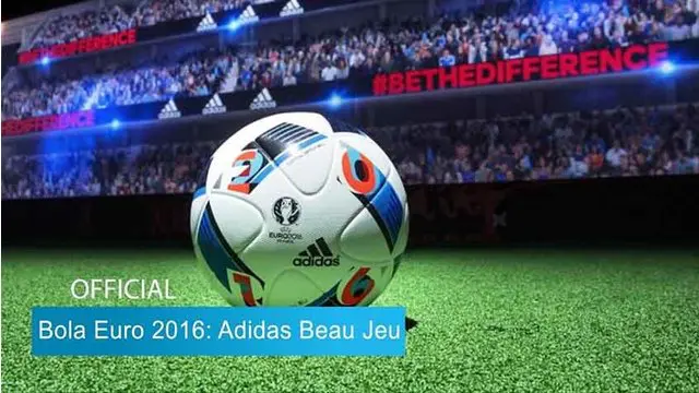 Adidas selaku sponsor Euro 2016 baru saja merilis "Beau Jeu" sebagai bola resmi Piala Eropa 2016. Jika diartikan ke dalam bahasa indonesia "Beau Jeu" memiliki arti Permainan Indah.