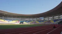 Pemandangan Stadion Manahan Solo pasca direnovasi.(Liputan6.com/Fajar Abrori)