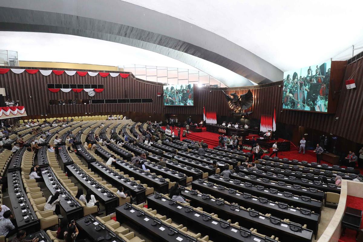 FOTO: MPR Gelar Gladi Bersih Pidato Kenegaraan Sidang Tahunan 2025