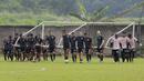 Pemain Persija Jakarta kembali menggelar sesi latihan di Nirwana Park, Sawangan, Selasa (18/10/2022). (Bola.com/M Iqbal Ichsan)