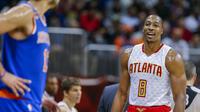 Center Dwight Howard resmi bergabung bersama Charlotte Hornets setelah semusim membela klub kampung halamannya, Atlanta Hawks.(EPA/Erik S. Lesser)