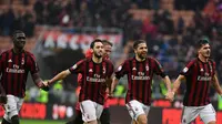 AC Milan kian mendekati zona empat besar klasemen Serie A 2017/2018 usai menaklukkan Chievo 3-2.