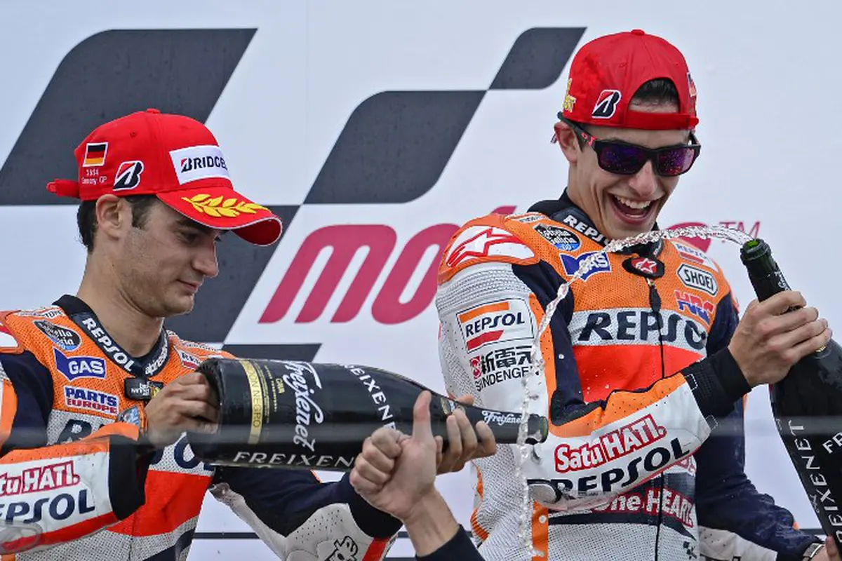 Dani Pedrosa dan Marc Marquez
