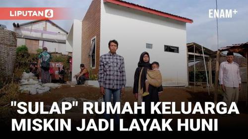 VIDEO: Program Kemensos 'Sulap' Rumah Keluarga Miskin Menjadi Layak Huni