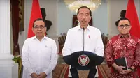 Presiden Joko Widodo (Jokowi) mengumumkan penerimaan CASN 2024, Jumat (5/1/2024). (tangkapan layar Youtube Sekretariat Presiden)