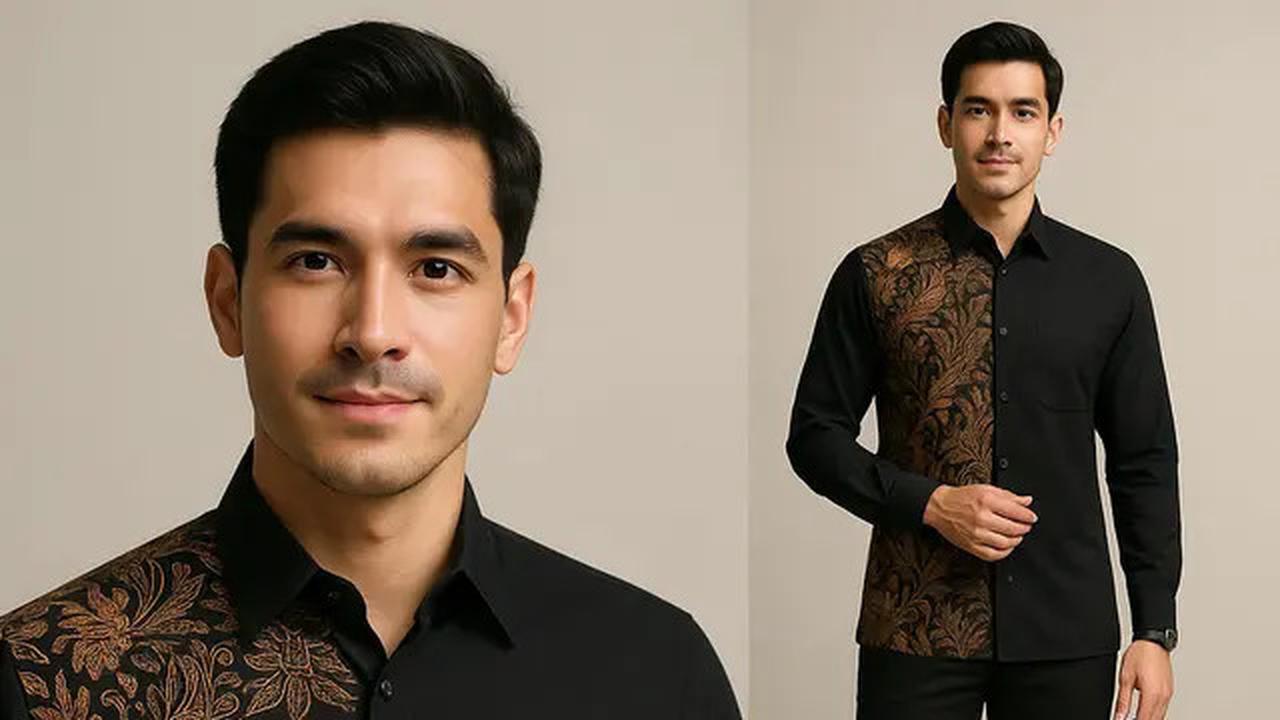 10 Model Baju Batik Pria Kombinasi Hitam, Ini Padu Padan yang Bikin Kamu Tampil Keren saat Kondangan