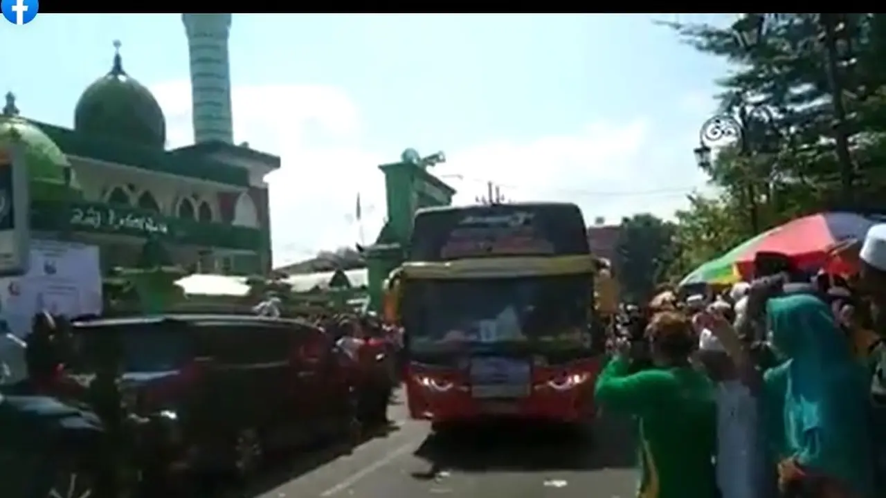 Pemberangkatan jemaah calon haji Pamekasan. (Istimewa)