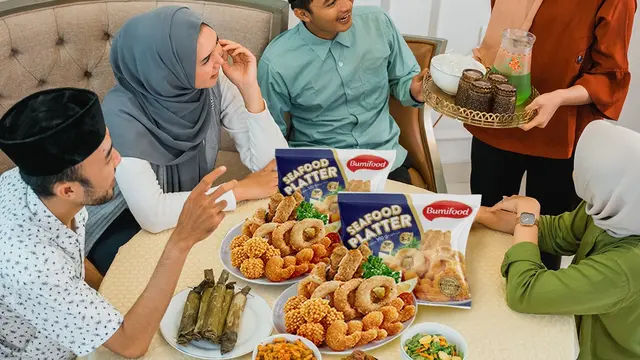 Hidangan Buka Puasa Praktis dan Mewah dengan Seafood Platter ala Kafe di Rumah