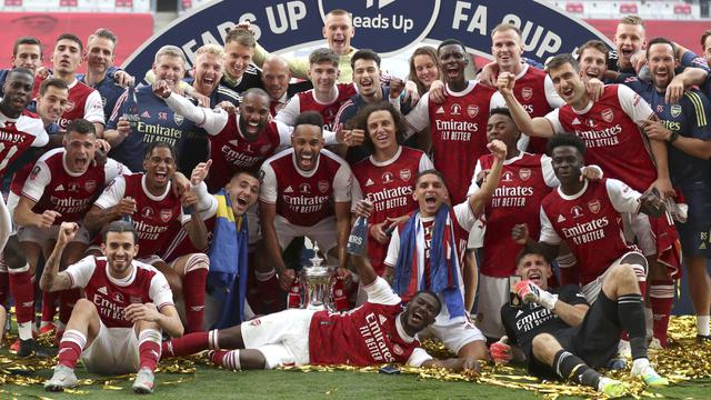 Cuplikan Arsenal Bungkam Chelsea Di Final Piala Fa Bola Liputan6 Com