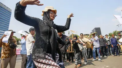 Long March Hari Keadilan Ekologis 2026 di Depan Gedung DPR