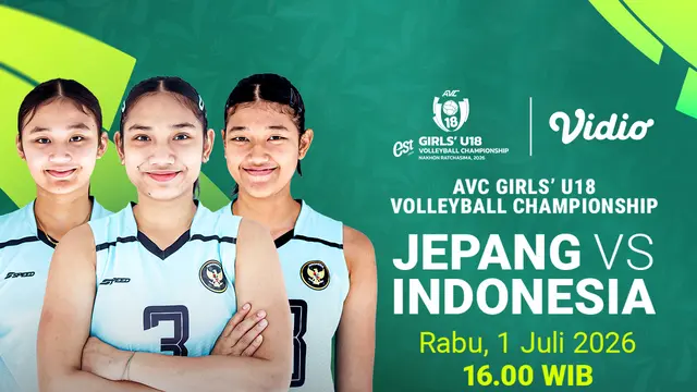 AVC Girls’ U18 Championship - Jepang vs Indonesia