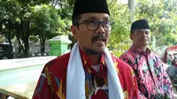 Plt Bupati Cirebon Imron Rosyadi menyatakan siap memfasilitasi pemindahan Ibu Kota Jabar. Foto (Liputan6.com / Panji Prayitno)