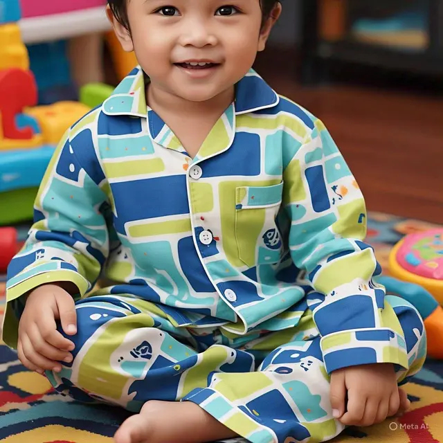 Rekomendasi Baju Tidur Anak (Image by Meta AI)