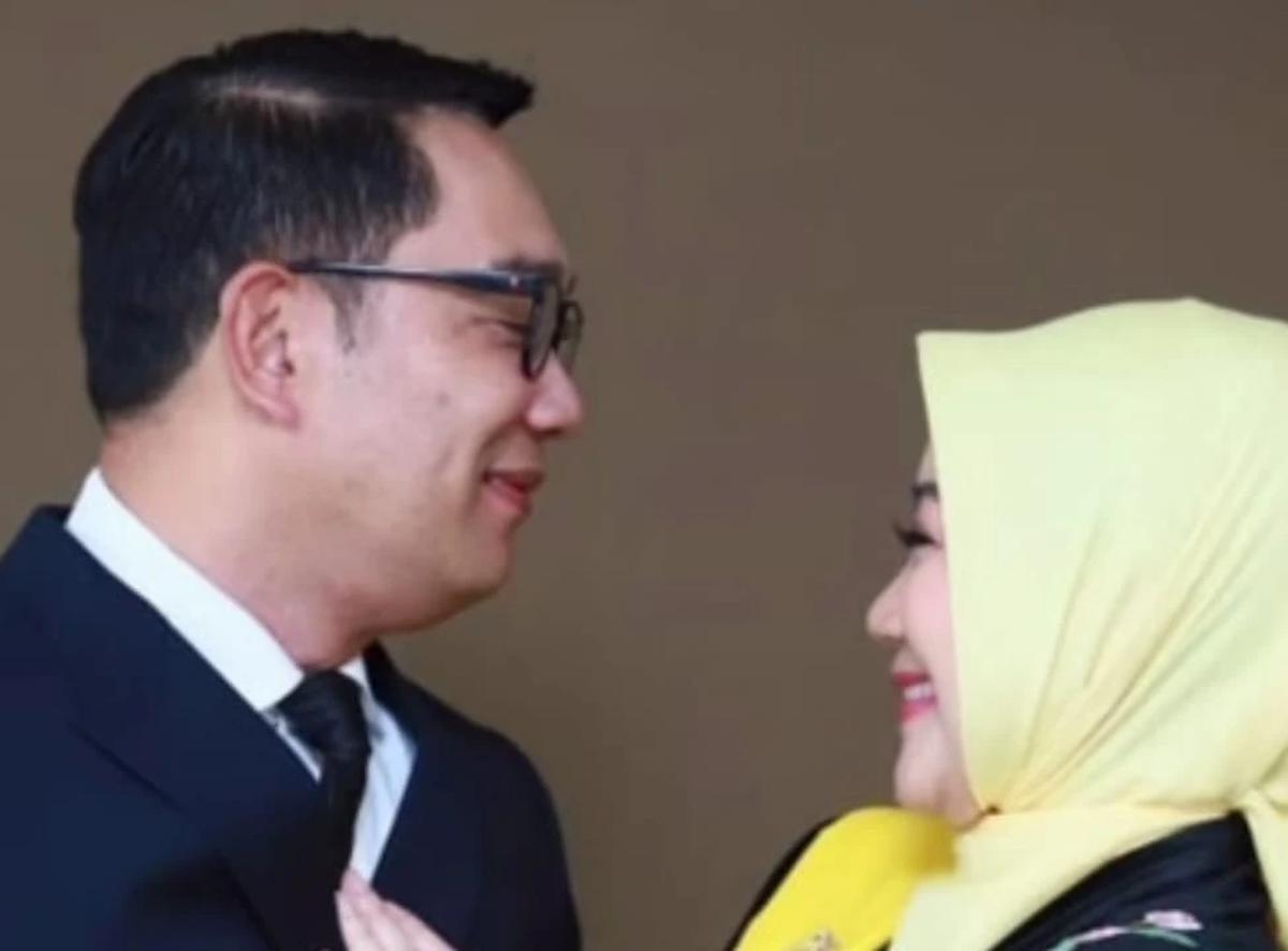Momen manis Atalia-Ridwan Kamil
