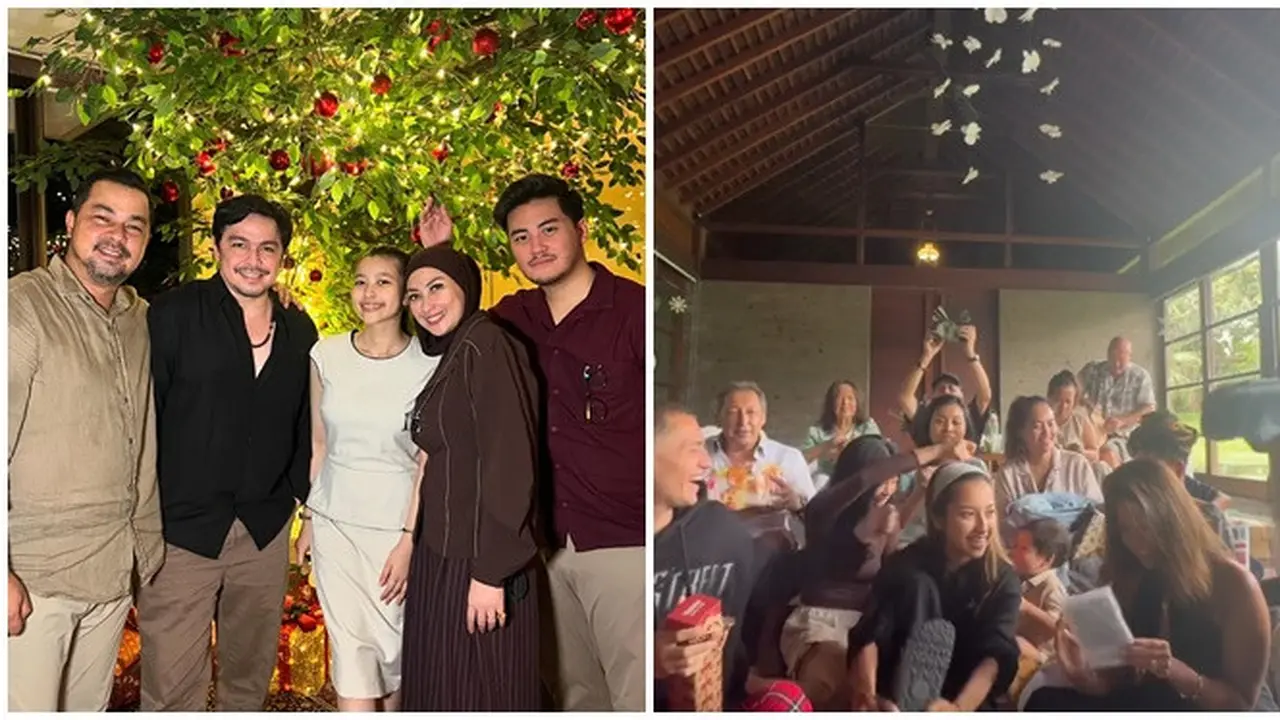 6 Potret Keluarga Artis Beda Agama Rayakan Natal 2024, Rukun dan Saling Menghormati