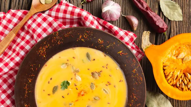 Cara Membuat Resep Sup Labu Kuning Panggang dengan Rempah Hangat