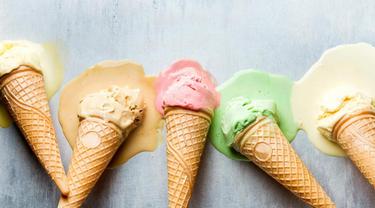 Stock Es krim vanilla di Inggris berkurang