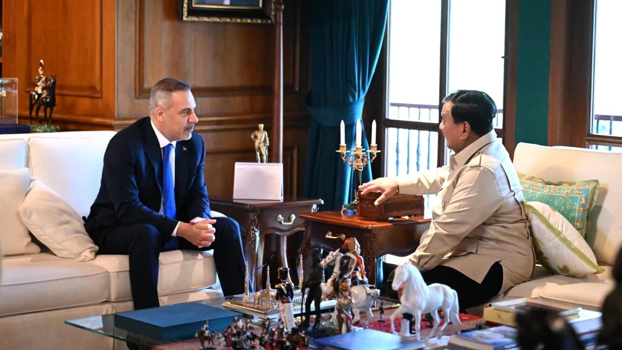 Prabowo Terima Menlu Türkiye, Bahas Palestina hingga Iran