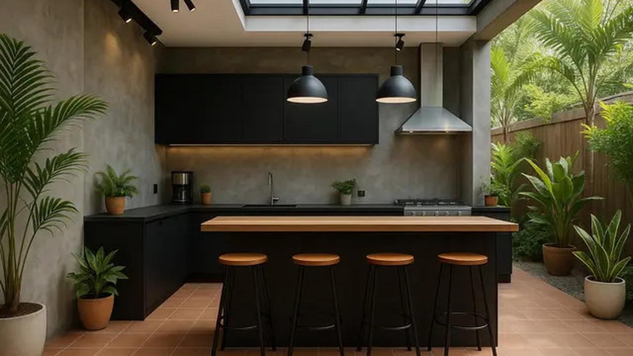 10 Model Dapur Semi Outdoor Belakang Rumah 2025, Nyaman Buat Masak