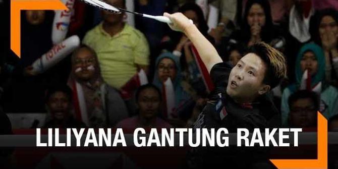 VIDEO: Liliyana Natsir Gantung Raket