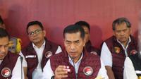 Kabareskrim Komjen Pol Wahyu Widada (tengah) saat konferensi pers pengungkapan kasus narkoba. (Foto Humas Polri)
