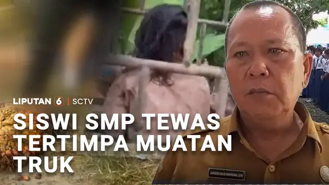 Rombongan Siswa Tertimpa Muatan Truk Pembawa Sawit
