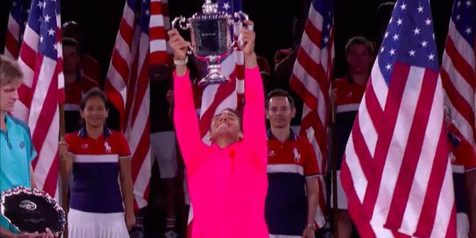 VIDEO: Rafael Nadal Raih Titel Grand Slam ke-16