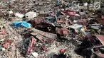 Pandangan udara Perumnas Balaroa yang rusak dan ambles akibat gempa bumi Palu, Sulawesi Tengah, Jumat (5/10). Berdasarkan data Lapan, dari 5.146 bangunan rusak sebanyak 1.045 di antaranya Perumnas Balaroa yang ambles. (Liputan6.com/Fery Pradolo)