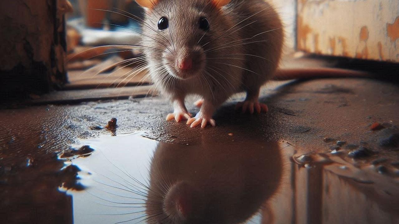 Ilustrasi Tikus di Rumah