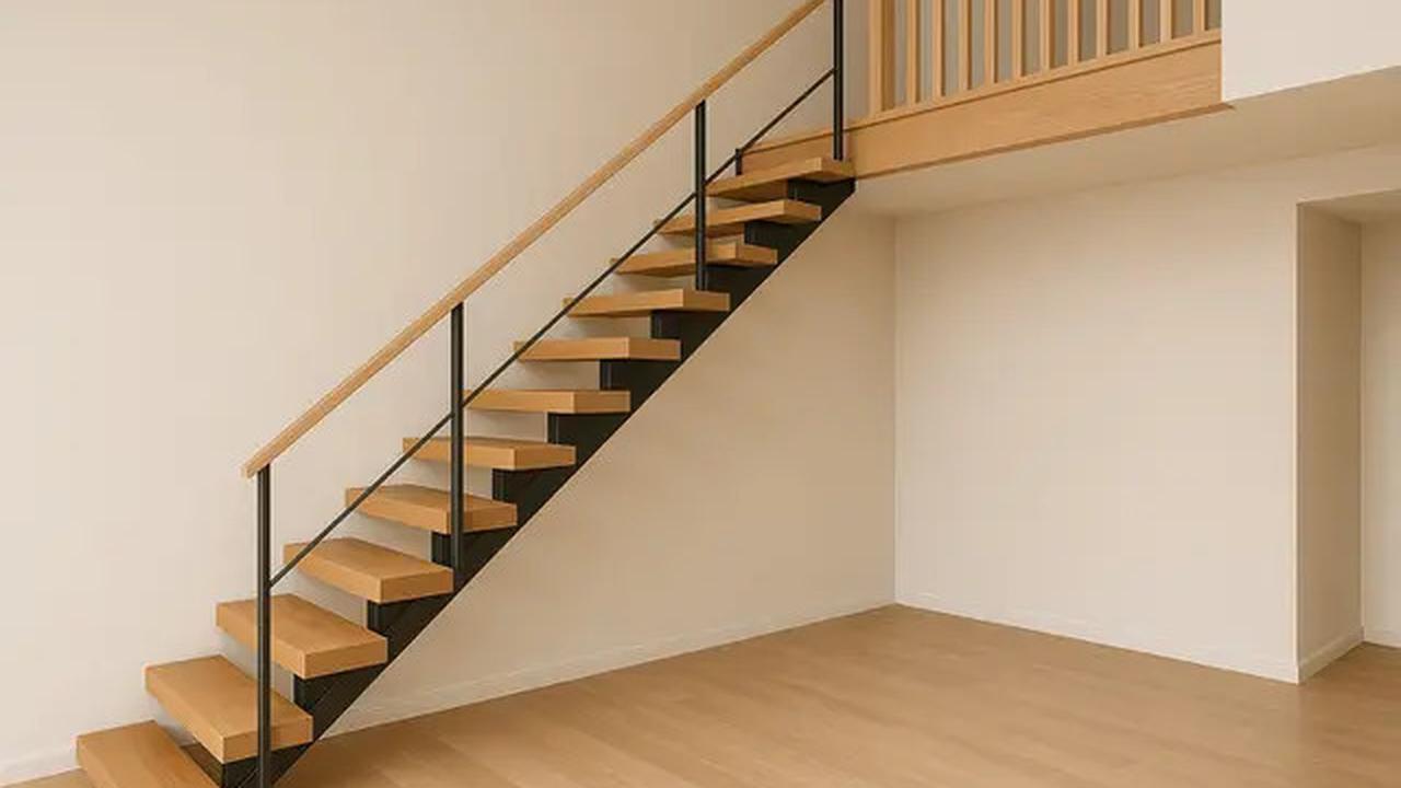 Desain Tangga untuk Kamar Mezzanine yang Unik dan Tampak Estetik