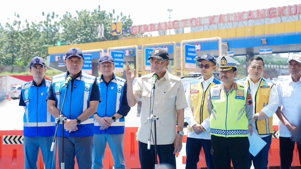 Tinjau GT Kalikangkung, Menteri PU dan Dirut Jasa Marga Pastikan Kesiapan Infrastruktur Jalan Tol Periode Arus Balik 2026
