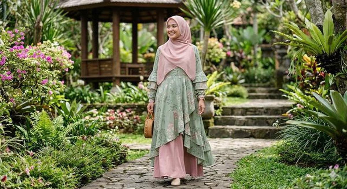 7 Model Gamis Katun Jepang Kombinasi Terbaru, Desain Stylish dan Nyaman