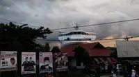 Kapal Jetliner yang mampu menampung 700 penumpang ini nyaris meruntuhkan Kantor Syahbandar Kendari, Sulawesi Tenggara. (Liputan6.com/Ahmad Abar Fua)