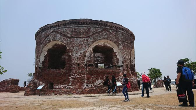 Benteng Martello, Pulau Kelor. (Liputan6.com/Dinny Mutiah)