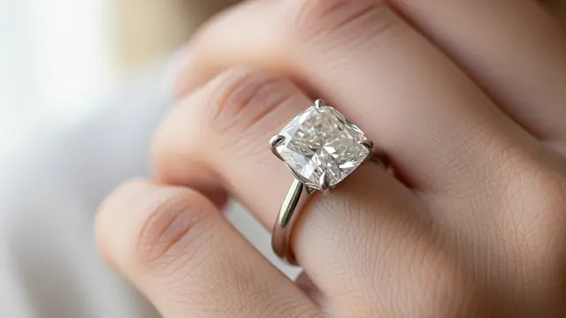 Model Cincin Nikah Diamond (Image by Gemini AI)
