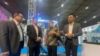 (Kiri ke kanan) Sofianto Widjaja, Direktur Wakeni, Danny Sukardi, CEO  PT Sanwoo Electronics, Kepala Badan Pangan Nasional Arief Prasetyo Adi, dan Muhamad Tofan, Sales Director PT Sanwoo Electronics