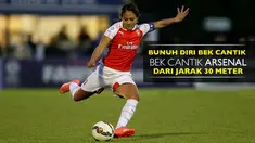 Bek Arsenal Ladies, Alex Scott mencetak gol bunuh diri dari jarak 37 meter pada laga melawan Chelsea Ladies.