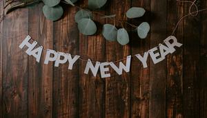 Ucapan Selamat Tahun Baru. (Foto: AI)